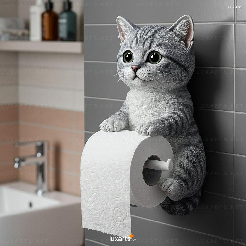 Cat Shaped Toilet Paper Holder – Stylish & Cute TP Dispenser for Your Bathroom cat shaped toilet paper holder 8