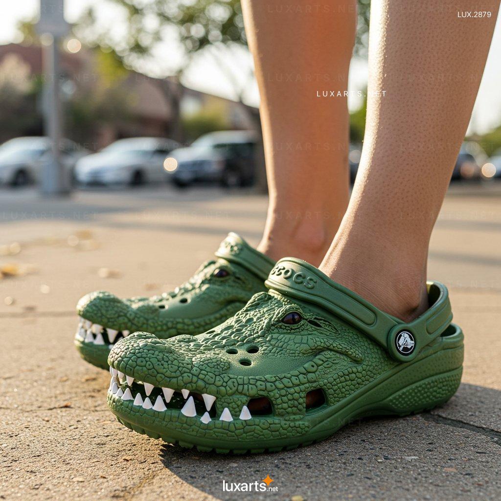 Crocodile Shaped Crocs – Fun & Stylish Footwear for Kids and Adults crocodile shaped crocs 1