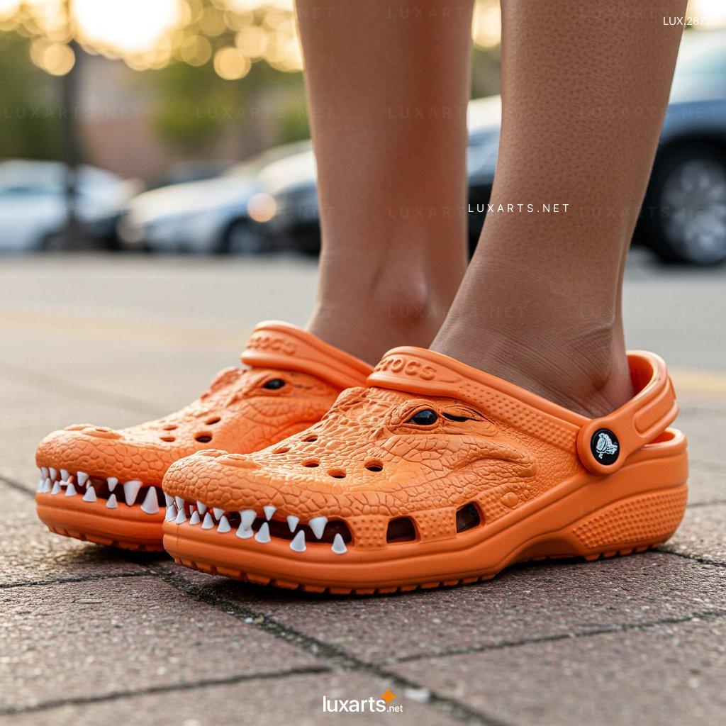 Crocodile Shaped Crocs – Fun & Stylish Footwear for Kids and Adults crocodile shaped crocs 3