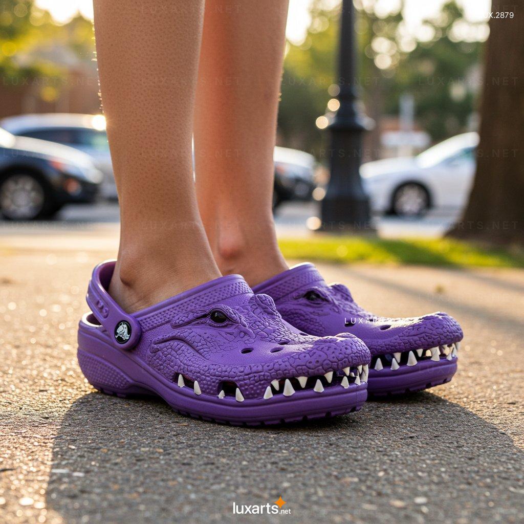 Crocodile Shaped Crocs – Fun & Stylish Footwear for Kids and Adults crocodile shaped crocs 4
