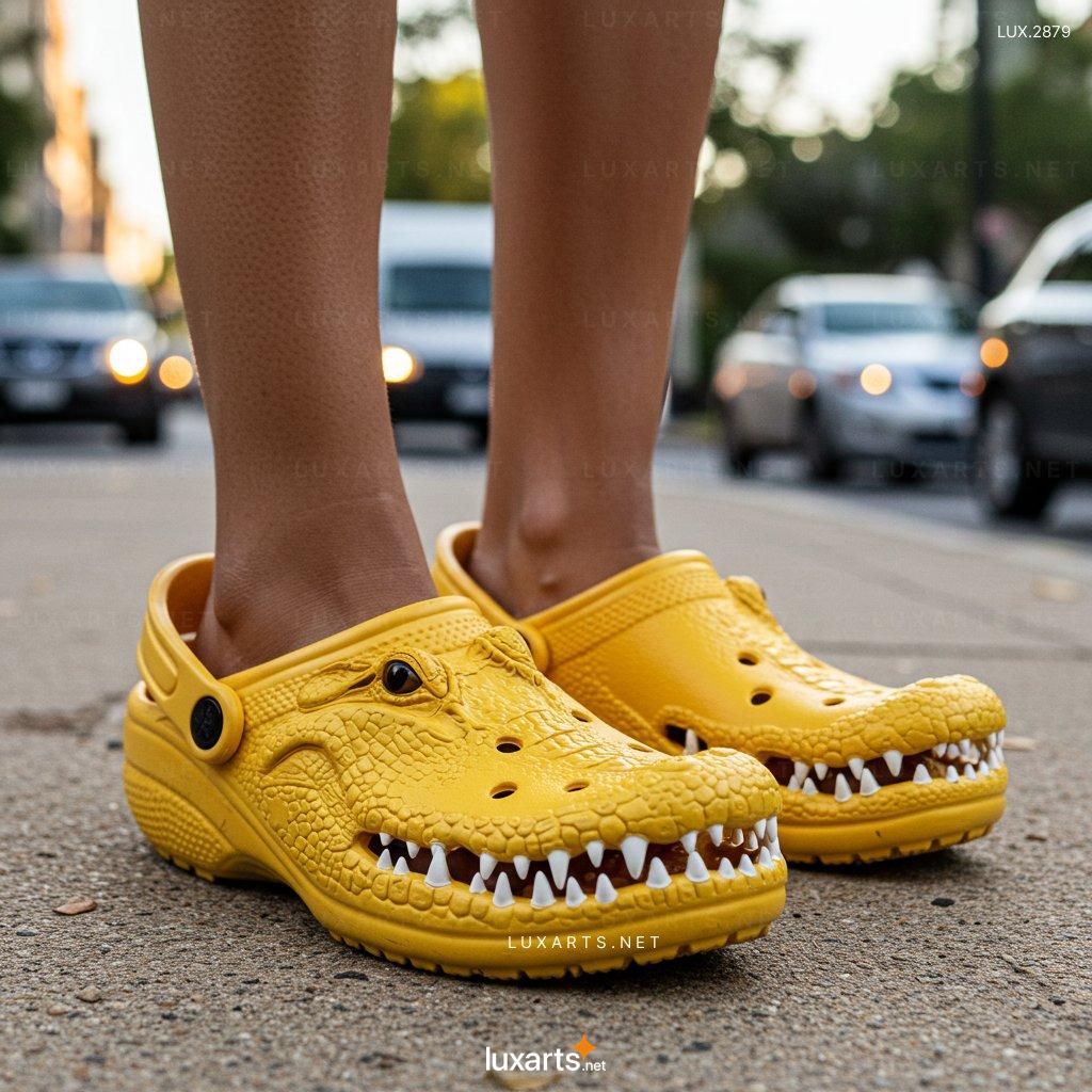 Crocodile Shaped Crocs – Fun & Stylish Footwear for Kids and Adults crocodile shaped crocs 6