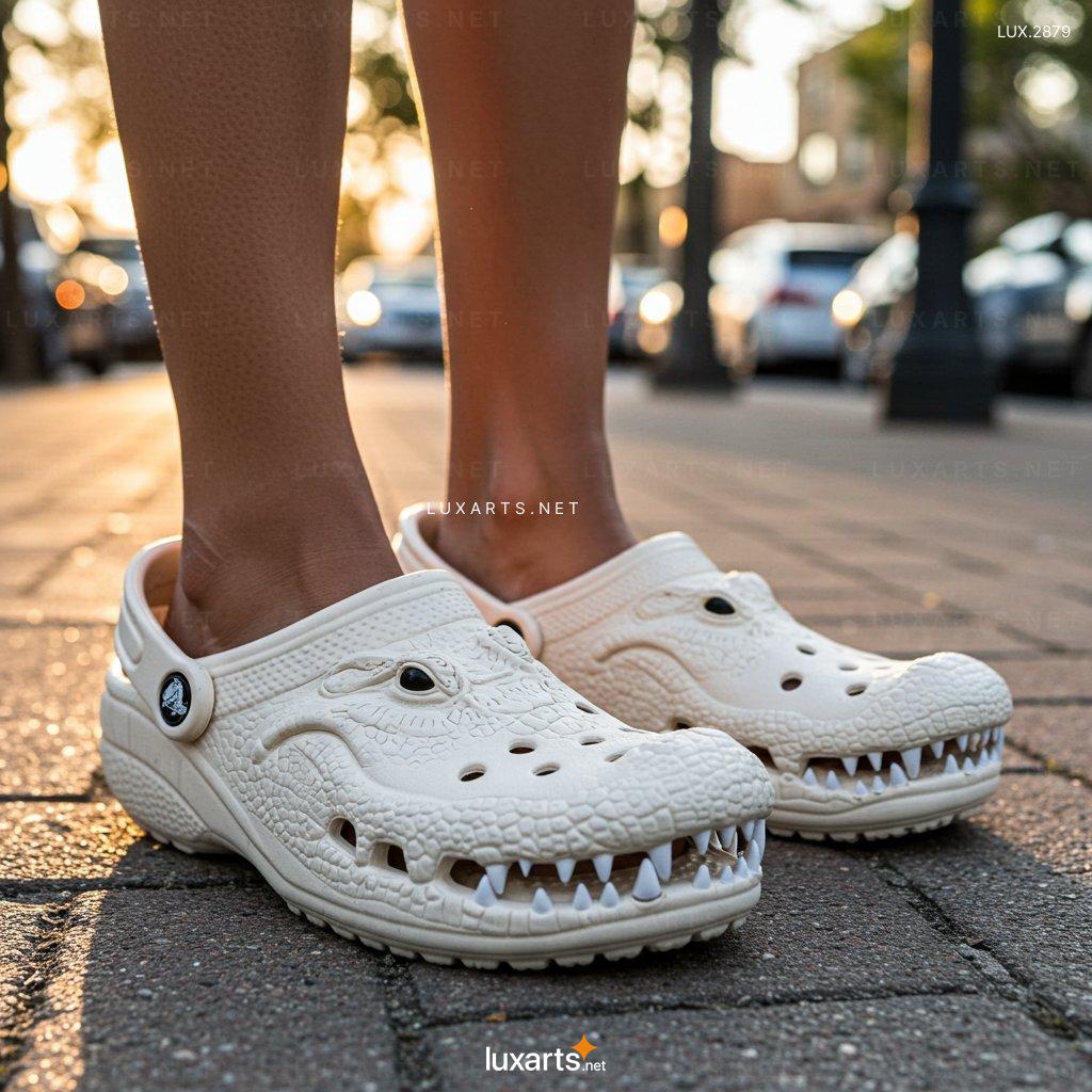 Crocodile Shaped Crocs – Fun & Stylish Footwear for Kids and Adults crocodile shaped crocs 8