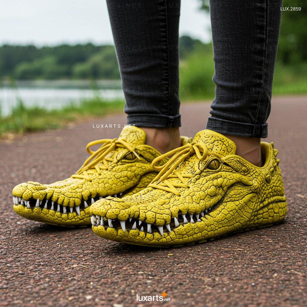 Crocodile Shaped Sneaker – Bold, Trendy Shoes for Standout Style crocodile shaped sneaker 2