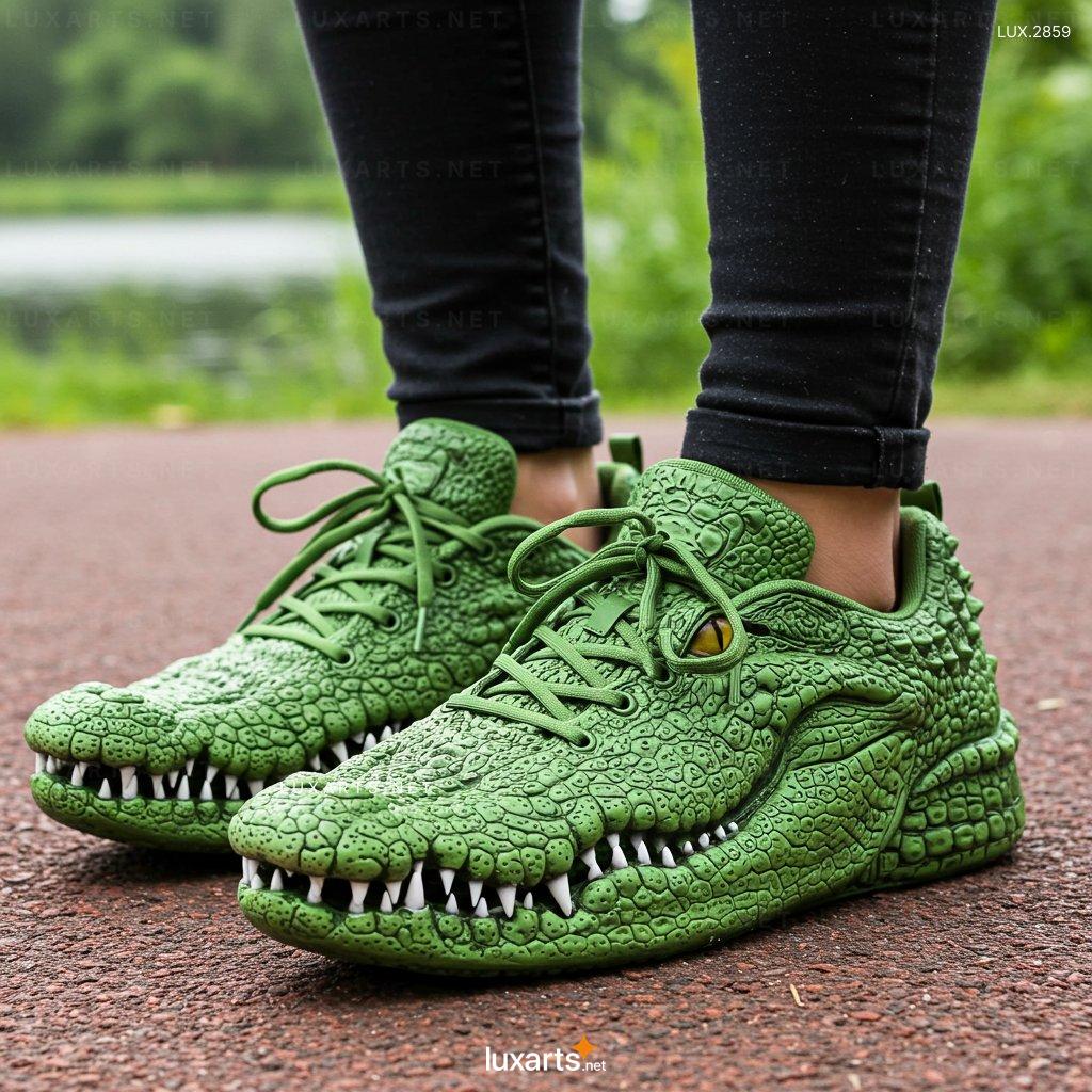 Crocodile Shaped Sneaker – Bold, Trendy Shoes for Standout Style crocodile shaped sneaker 3