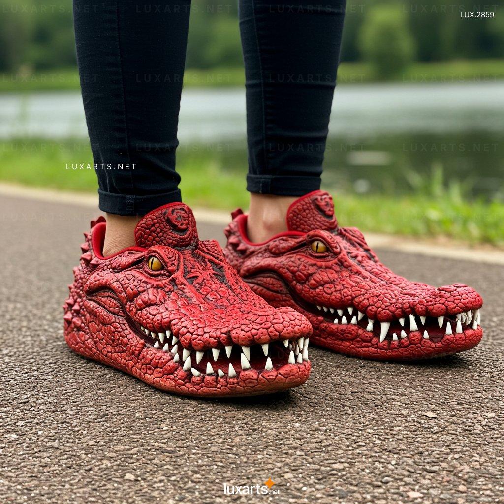 Crocodile Shaped Sneaker – Bold, Trendy Shoes for Standout Style crocodile shaped sneaker 4