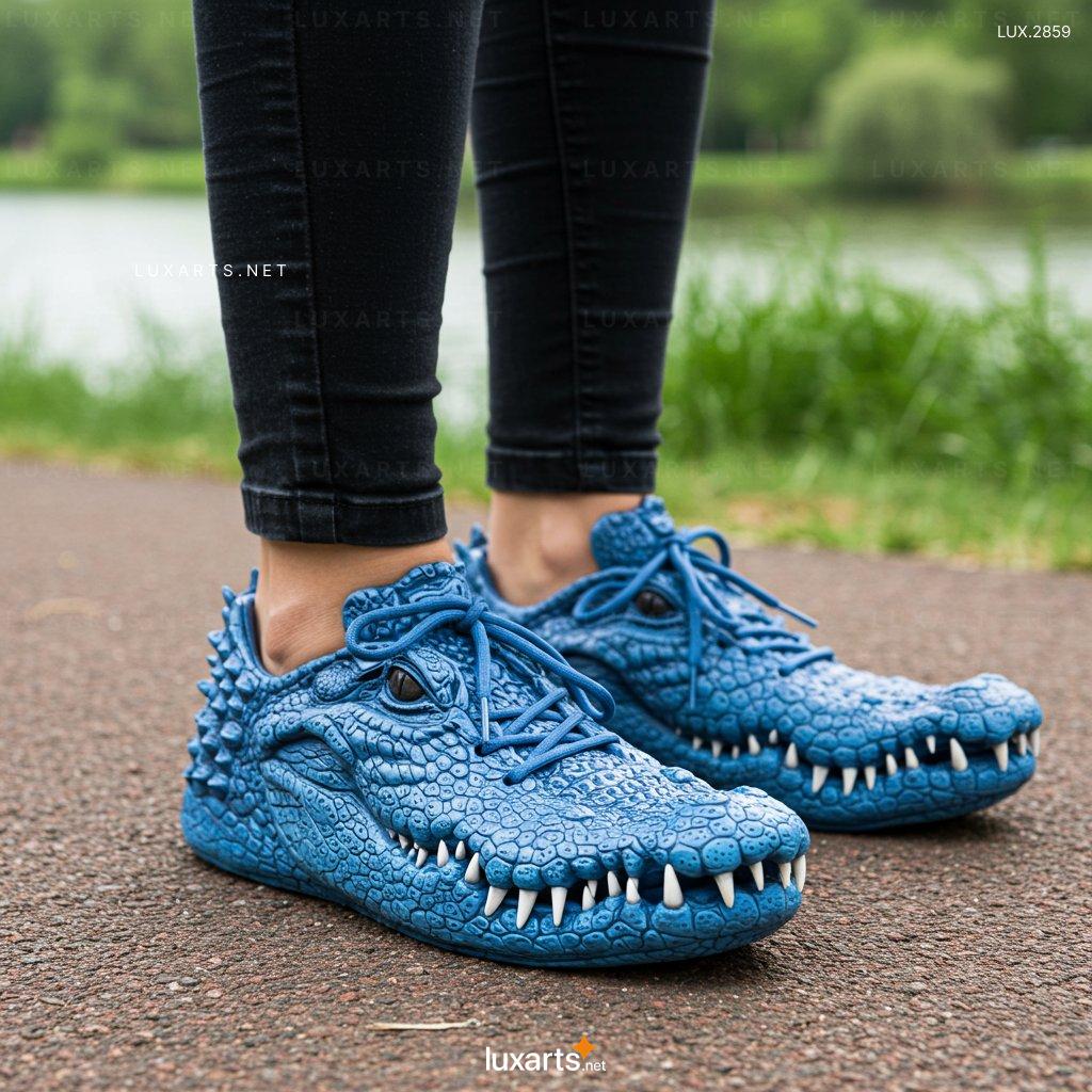 Crocodile Shaped Sneaker – Bold, Trendy Shoes for Standout Style crocodile shaped sneaker 8
