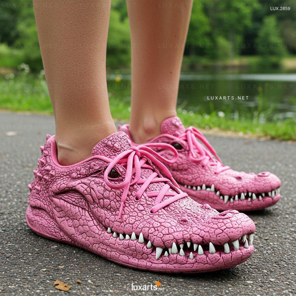 Crocodile Shaped Sneaker – Bold, Trendy Shoes for Standout Style crocodile shaped sneaker 9