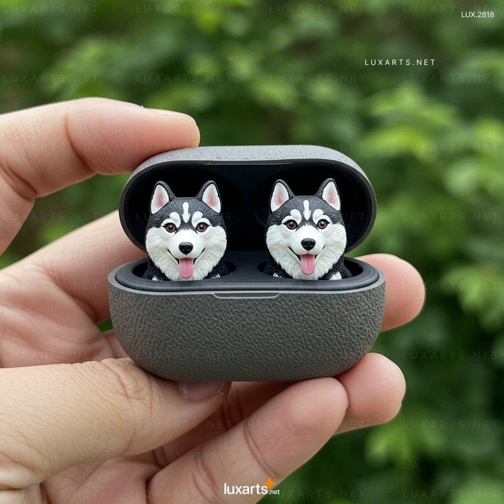 LUX.2818 Dog Shaped Earbuds - Cute Wireless Earphones for Dog Lovers & Music Enthusiasts dog shaped earbuds 10