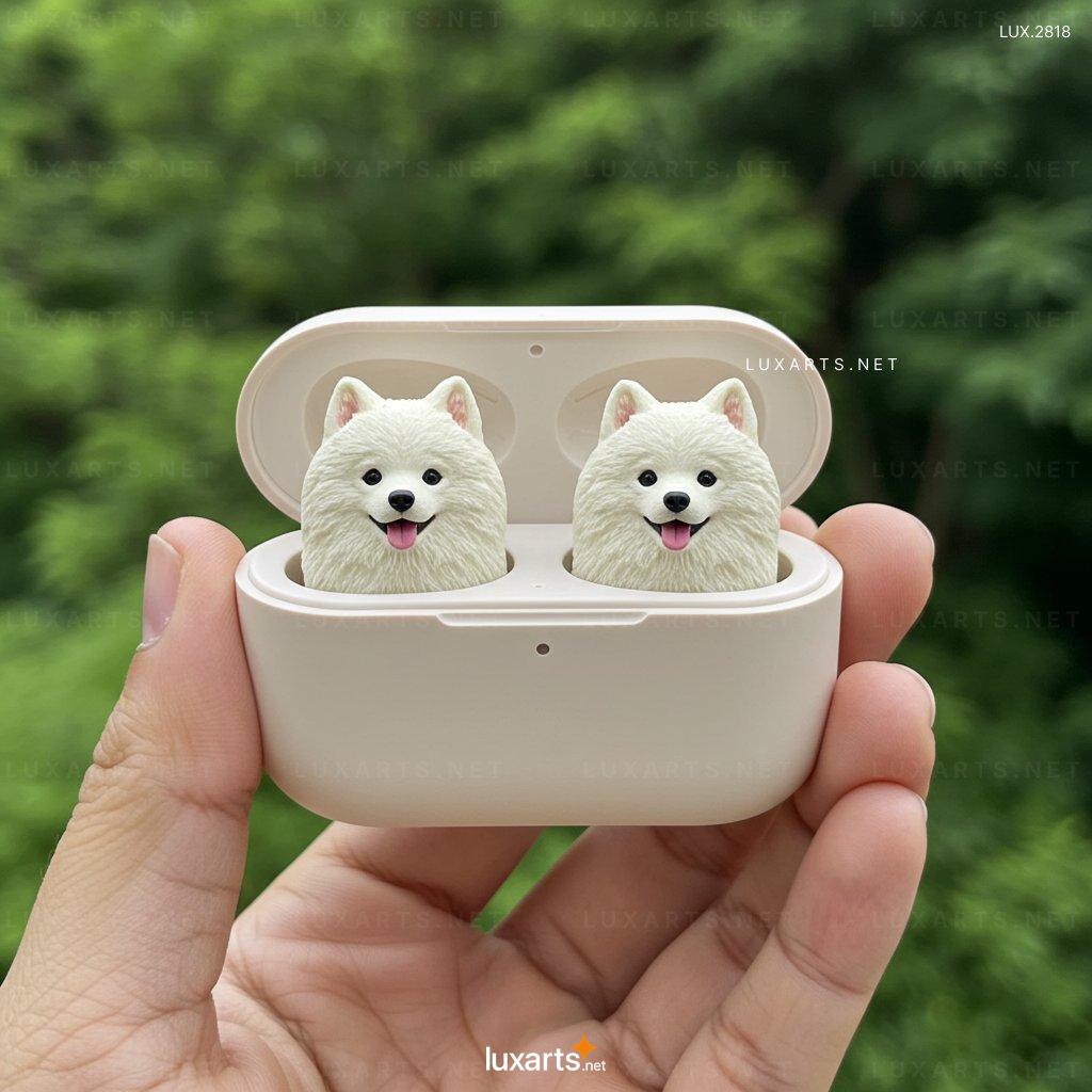 LUX.2818 Dog Shaped Earbuds - Cute Wireless Earphones for Dog Lovers & Music Enthusiasts dog shaped earbuds 3