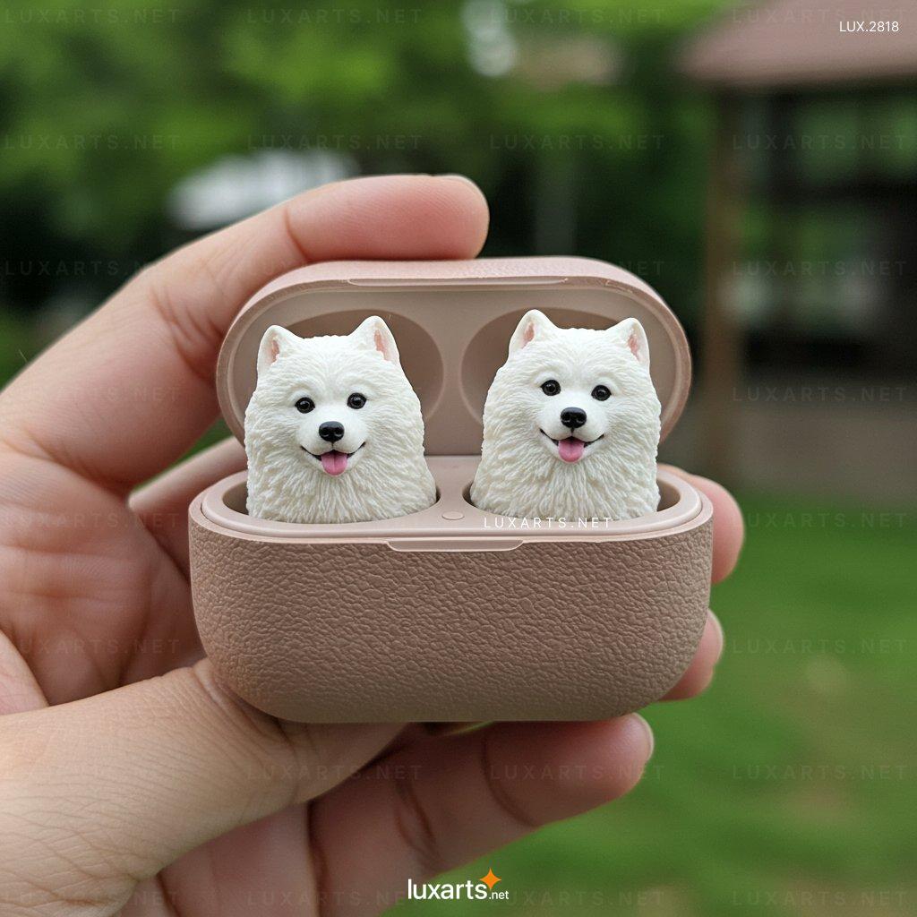 LUX.2818 Dog Shaped Earbuds - Cute Wireless Earphones for Dog Lovers & Music Enthusiasts dog shaped earbuds 4