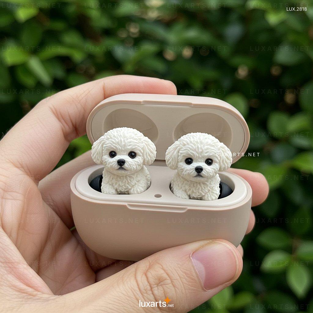 LUX.2818 Dog Shaped Earbuds - Cute Wireless Earphones for Dog Lovers & Music Enthusiasts 3 LUX.2818 Dog Shaped Earbuds - Cute Wireless Earphones for Dog Lovers & Music Enthusiasts dog shaped earbuds 6