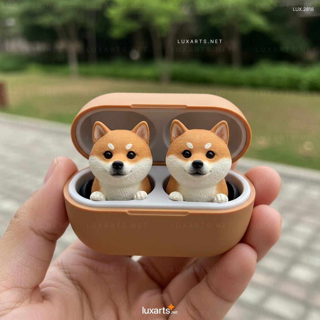 LUX.2818 Dog Shaped Earbuds - Cute Wireless Earphones for Dog Lovers & Music Enthusiasts dog shaped earbuds 7