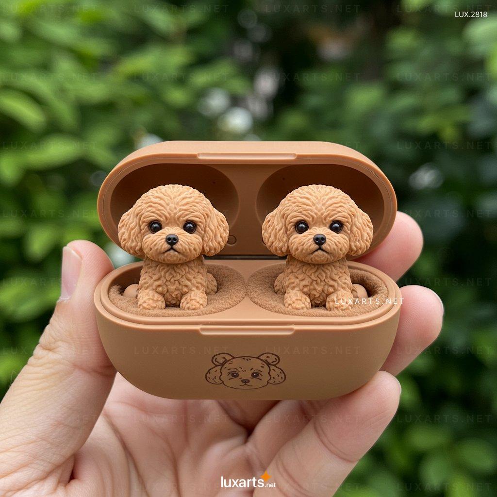 LUX.2818 Dog Shaped Earbuds - Cute Wireless Earphones for Dog Lovers & Music Enthusiasts dog shaped earbuds 8