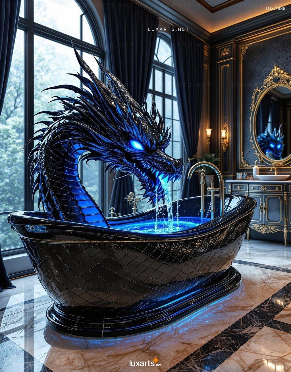 Dragon-Shaped Bathtub for Mythical Bathing Experiences dragon bathtub 5