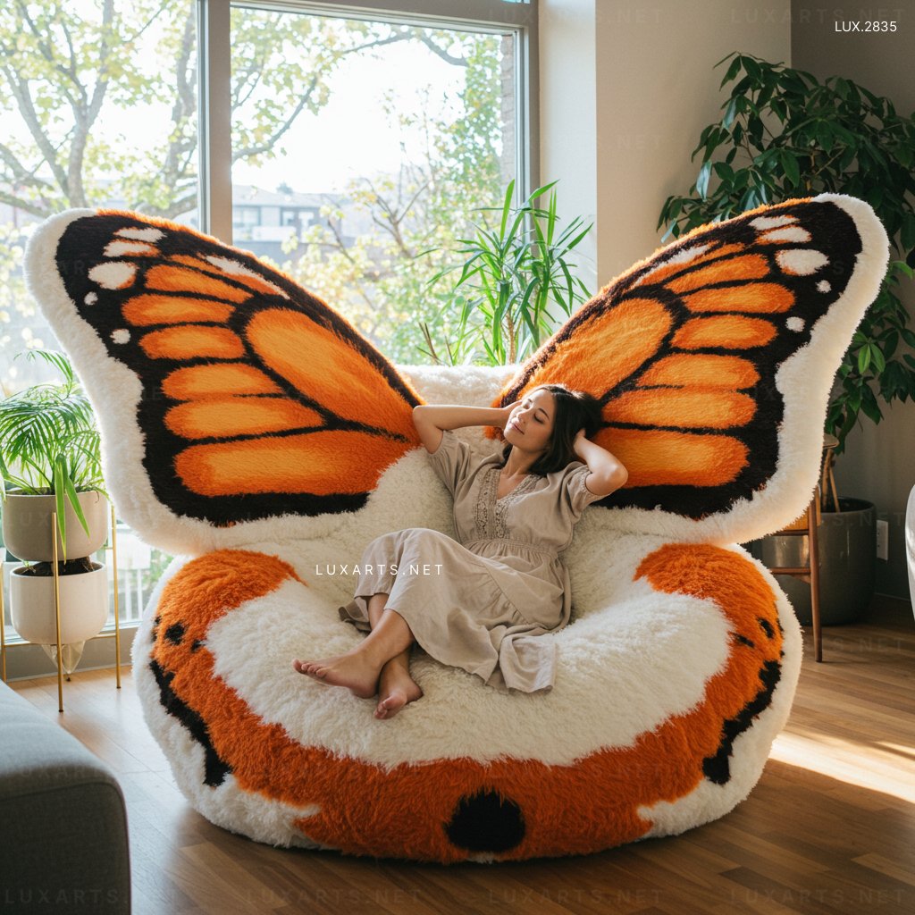 Giant Butterfly Loungers – Stylish & Comfortable Seating for Indoors and Outdoors giant butterfly loungers 7