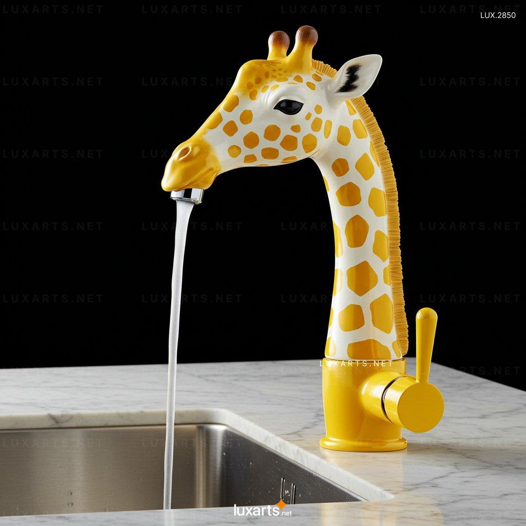 Giraffe Shaped Faucet for Kitchen or Bathroom – Stylish & Fun Design giraffe faucet 3
