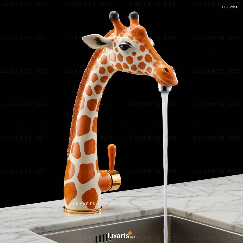 Giraffe Shaped Faucet for Kitchen or Bathroom – Stylish & Fun Design giraffe faucet 4
