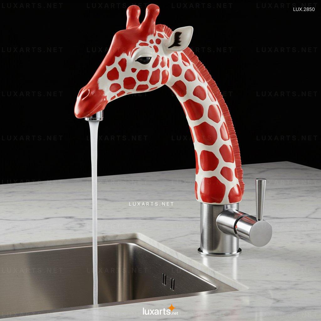 Giraffe Shaped Faucet for Kitchen or Bathroom – Stylish & Fun Design giraffe faucet 5