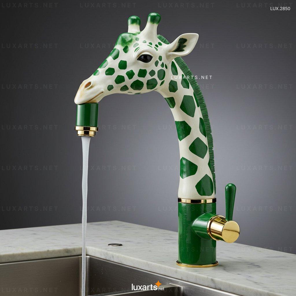Giraffe Shaped Faucet for Kitchen or Bathroom – Stylish & Fun Design giraffe faucet 8