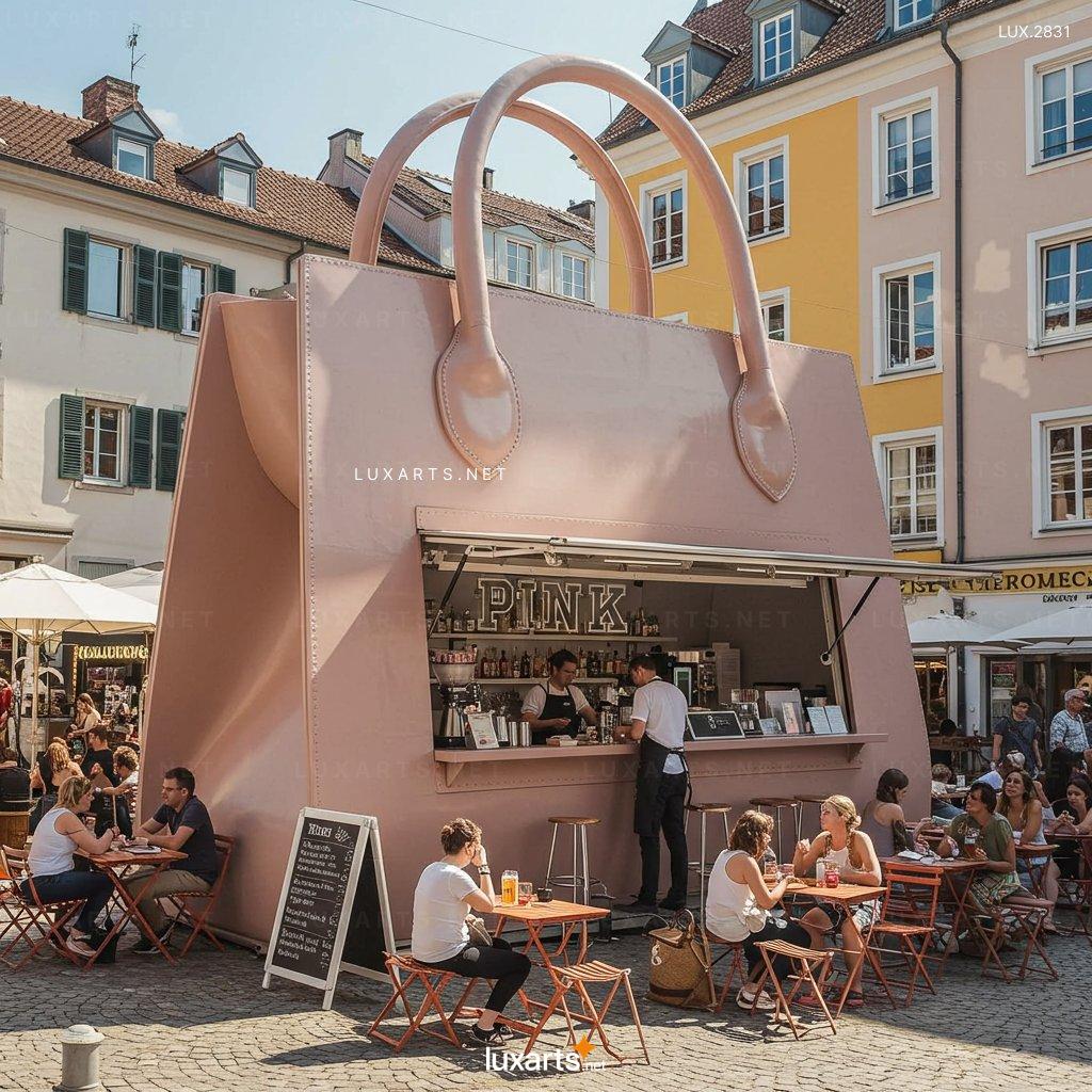 Handbag-Shaped Coffee Kiosk – Ideal for Pop-up Cafés & Events hangbag shaped coffee kiosk 4