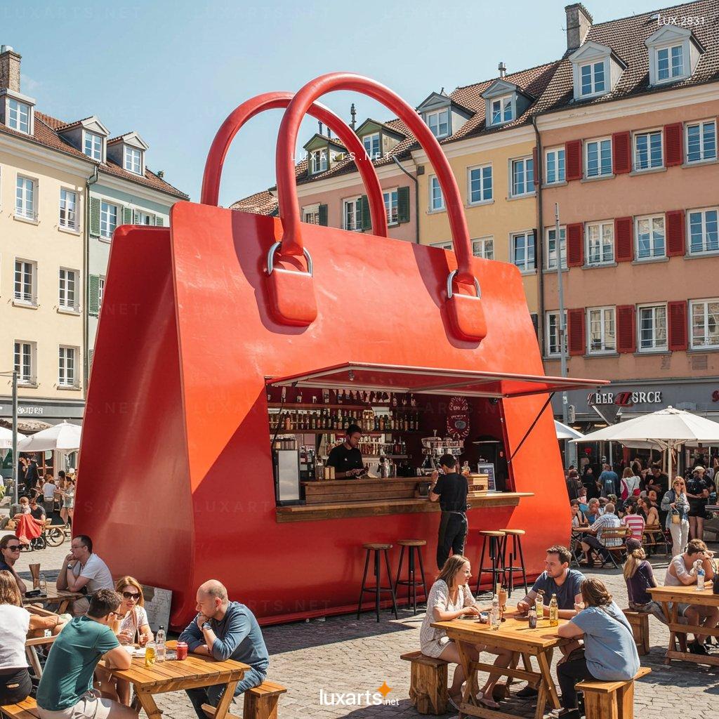 Handbag-Shaped Coffee Kiosk – Ideal for Pop-up Cafés & Events hangbag shaped coffee kiosk 5