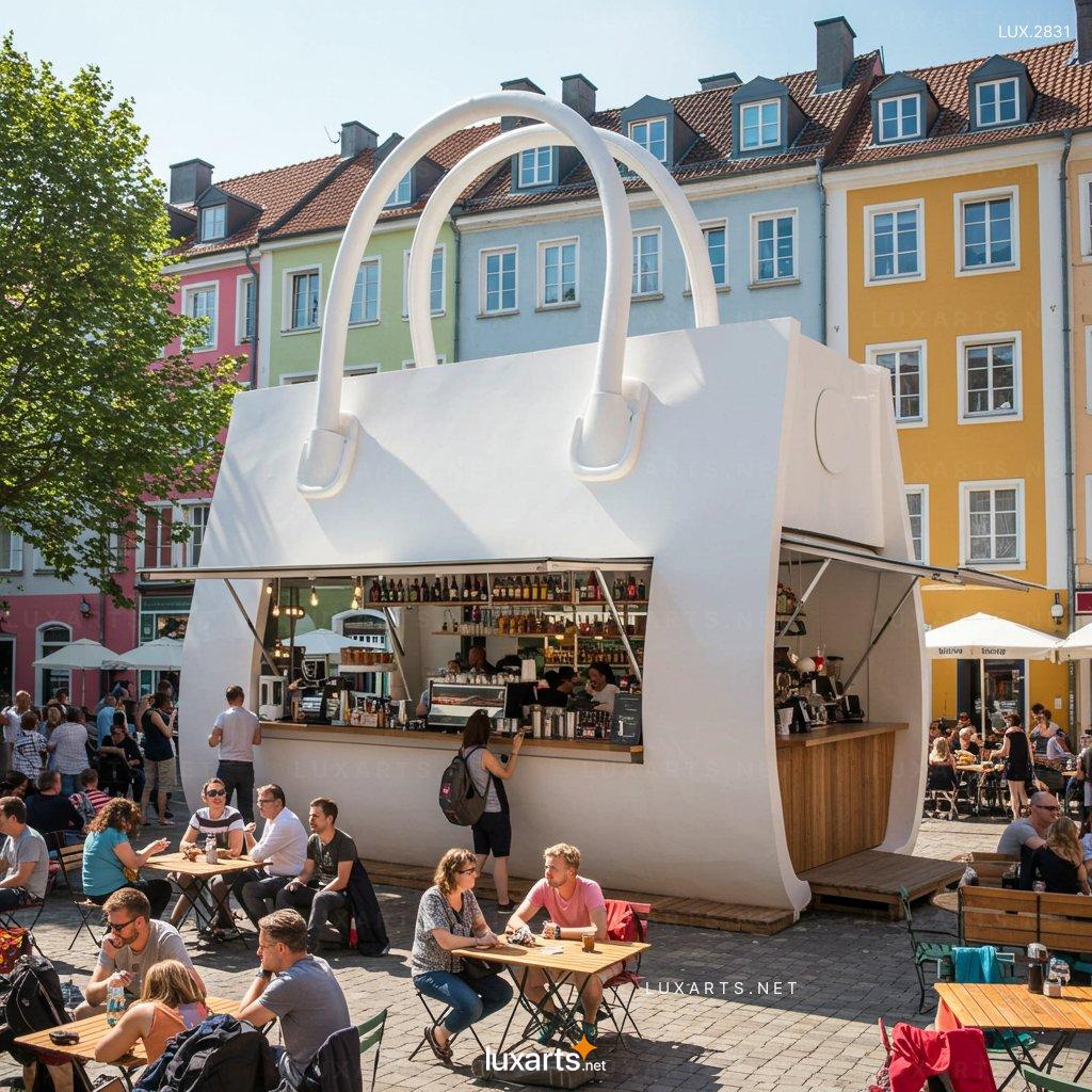 Handbag-Shaped Coffee Kiosk – Ideal for Pop-up Cafés & Events hangbag shaped coffee kiosk 6
