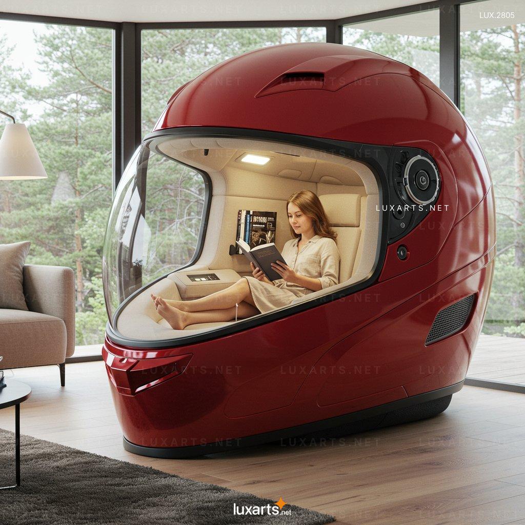 Discover the Helmet-Shaped Reading Pod: Perfect for Focus and Relaxation helmet shaped reading pod 2