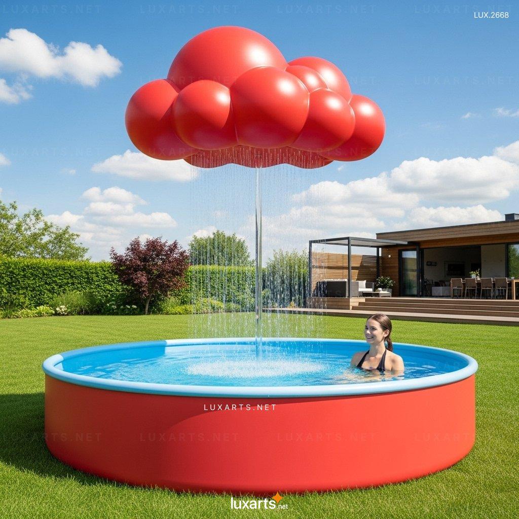 Inflatable Cloud Shower Pool: Innovative Cloud-Shaped Shower Pool for Your Backyard inflatable cloud pool 1