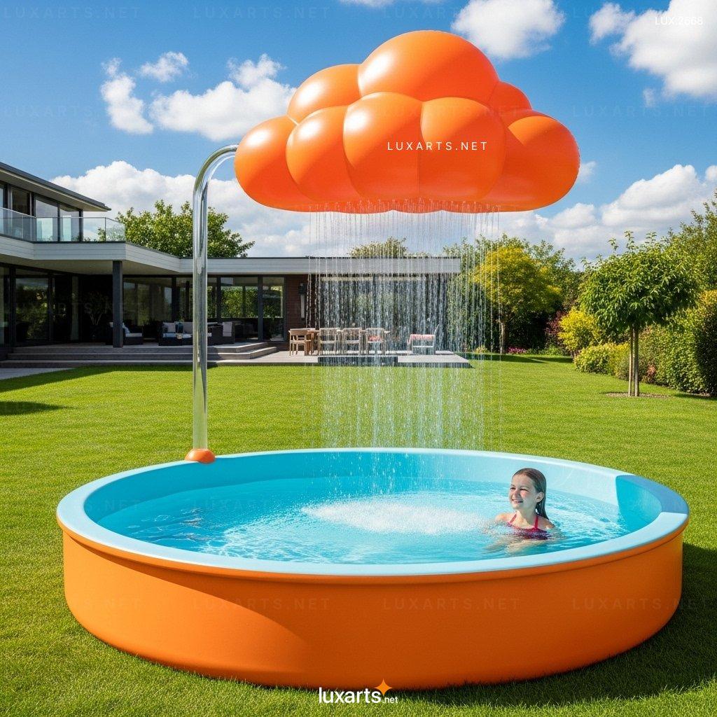Inflatable Cloud Shower Pool: Innovative Cloud-Shaped Shower Pool for Your Backyard inflatable cloud pool 10