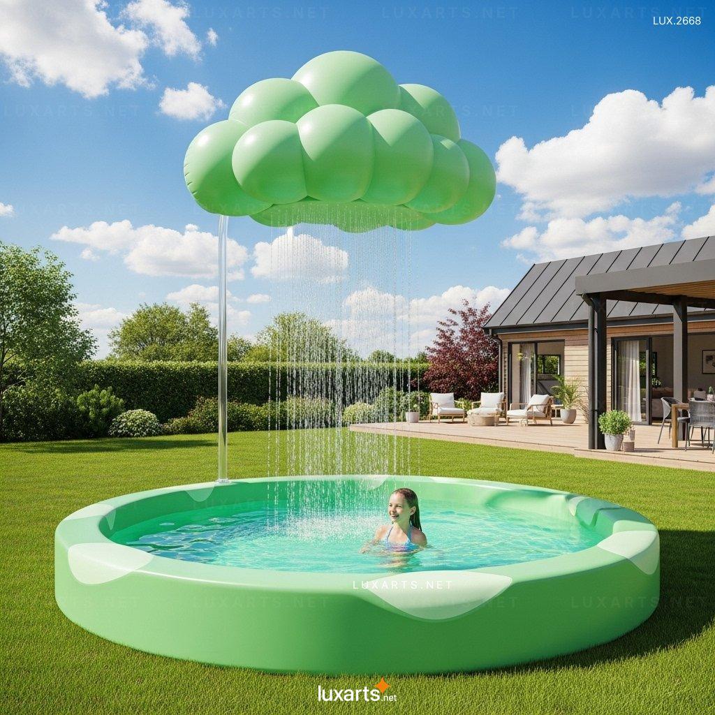 Inflatable Cloud Shower Pool: Innovative Cloud-Shaped Shower Pool for Your Backyard inflatable cloud pool 11