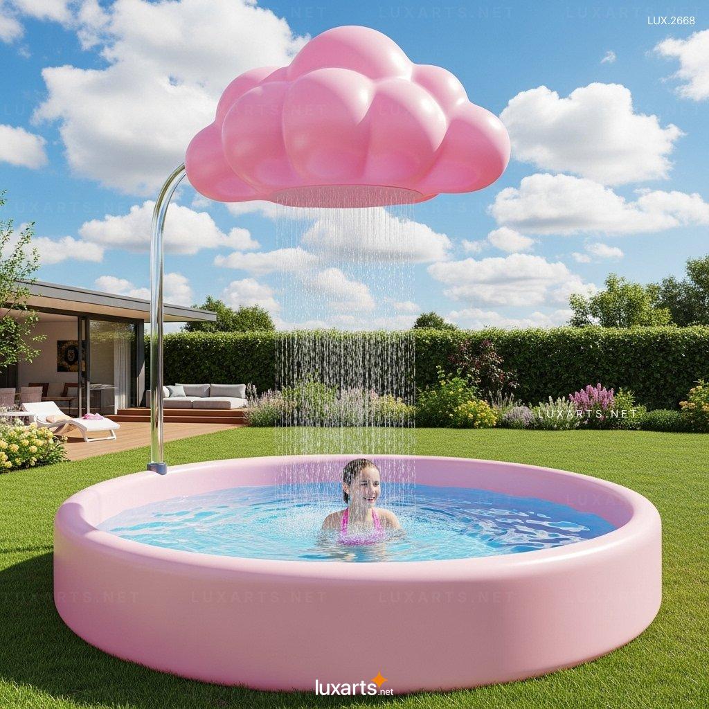 Inflatable Cloud Shower Pool: Innovative Cloud-Shaped Shower Pool for Your Backyard inflatable cloud pool 4