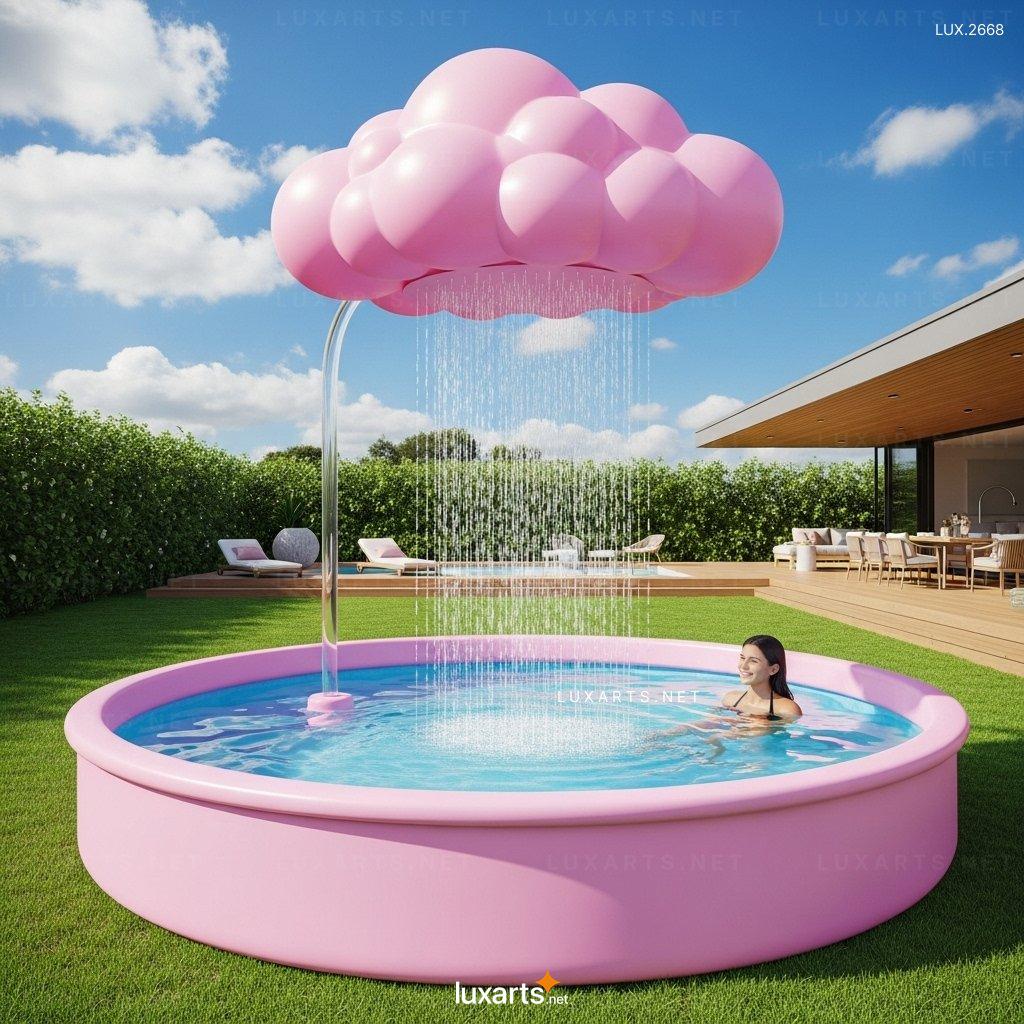Inflatable Cloud Shower Pool: Innovative Cloud-Shaped Shower Pool for Your Backyard inflatable cloud pool 5