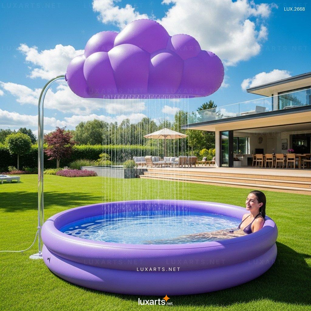 Inflatable Cloud Shower Pool: Innovative Cloud-Shaped Shower Pool for Your Backyard inflatable cloud pool 9