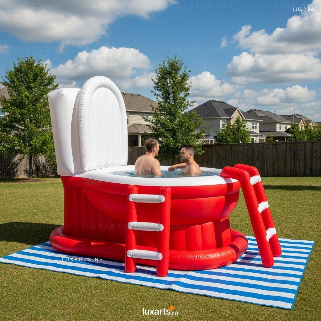 Inflatable Toilet Pool – Fun & Easy Inflatable Pool for Kids & Adults inflatable toilet pool 1