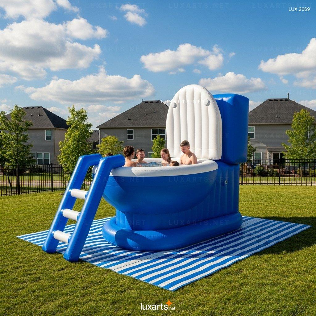 Inflatable Toilet Pool – Fun & Easy Inflatable Pool for Kids & Adults inflatable toilet pool 4