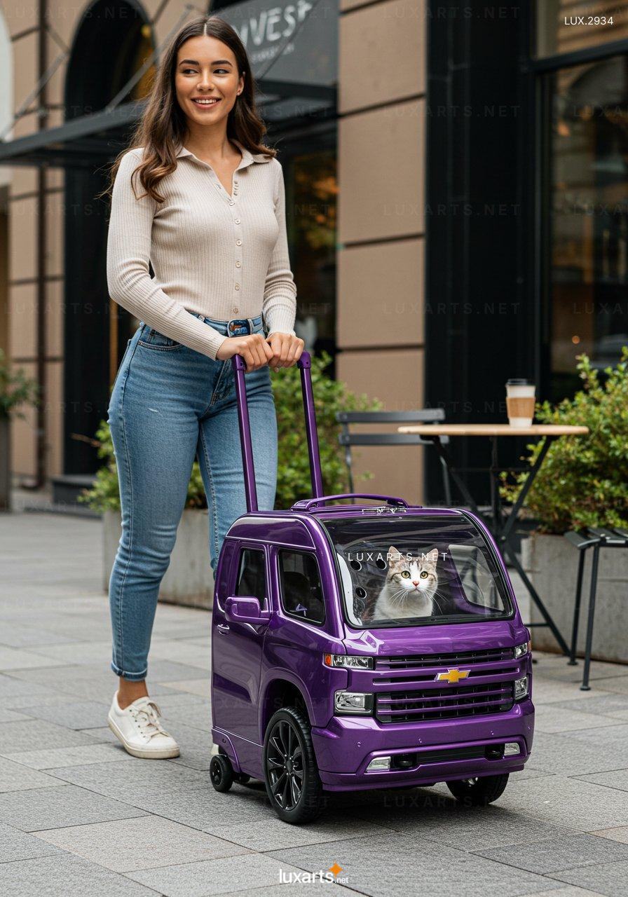 Pickup Truck Inspired Pet Trolley Bag – Stylish & Durable Pet Carrier for Travel pickup truck inspired pet trolley bag 1