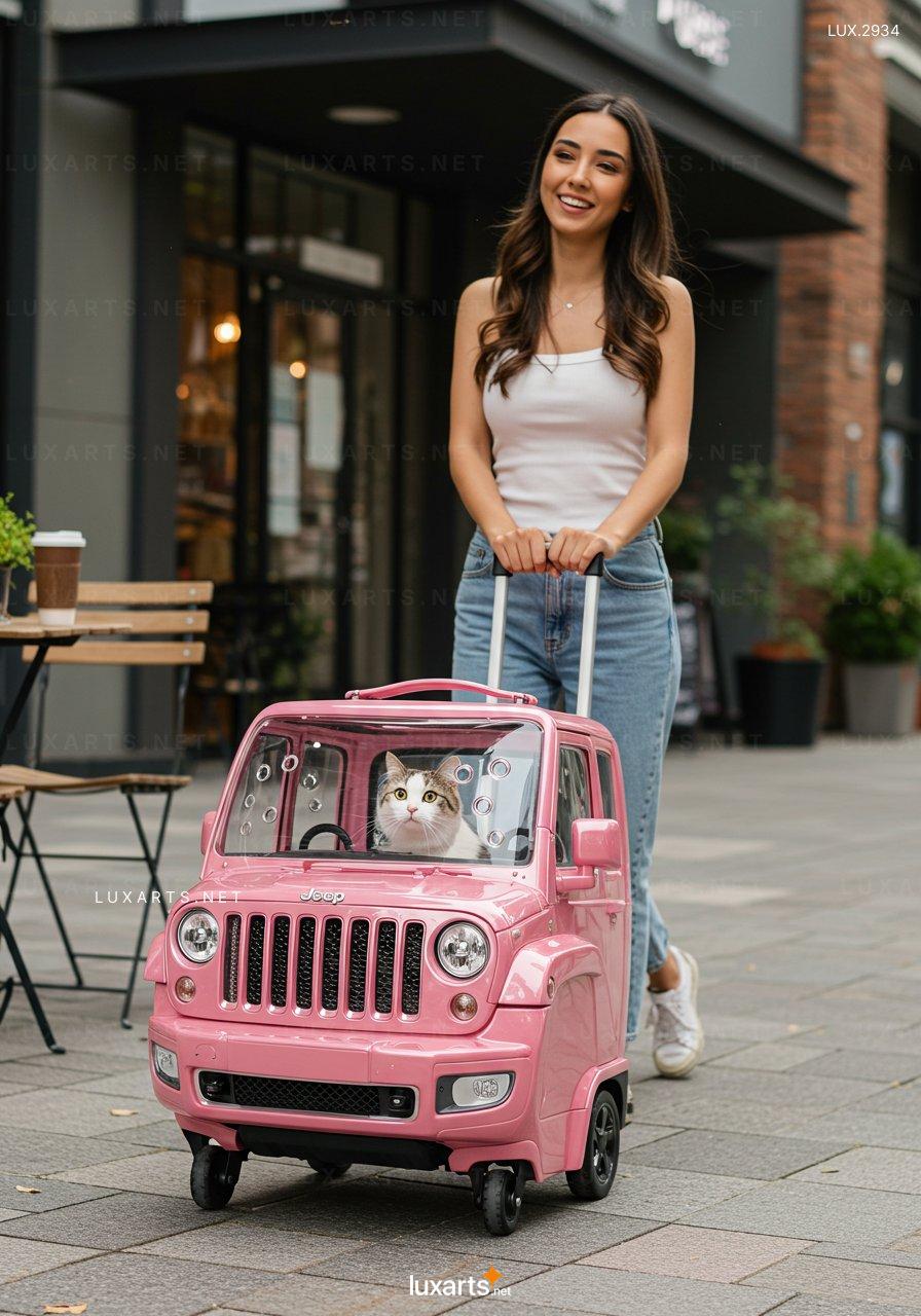 Pickup Truck Inspired Pet Trolley Bag – Stylish & Durable Pet Carrier for Travel pickup truck inspired pet trolley bag 10
