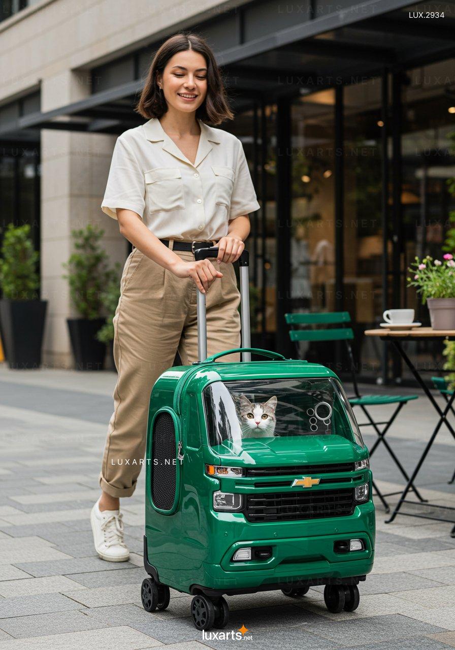 Pickup Truck Inspired Pet Trolley Bag – Stylish & Durable Pet Carrier for Travel pickup truck inspired pet trolley bag 2