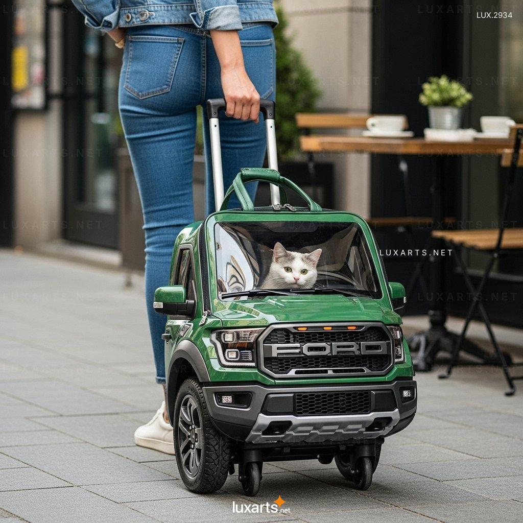 Pickup Truck Inspired Pet Trolley Bag – Stylish & Durable Pet Carrier for Travel pickup truck inspired pet trolley bag 3