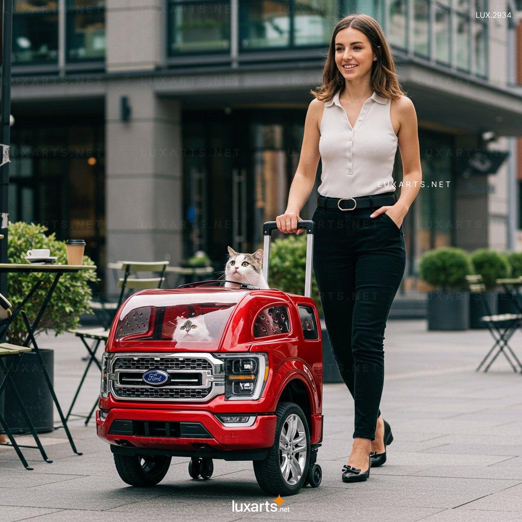 Pickup Truck Inspired Pet Trolley Bag – Stylish & Durable Pet Carrier for Travel pickup truck inspired pet trolley bag 4