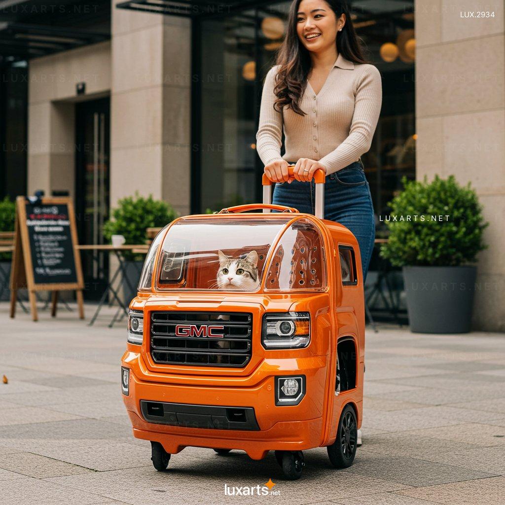 Pickup Truck Inspired Pet Trolley Bag – Stylish & Durable Pet Carrier for Travel pickup truck inspired pet trolley bag 5