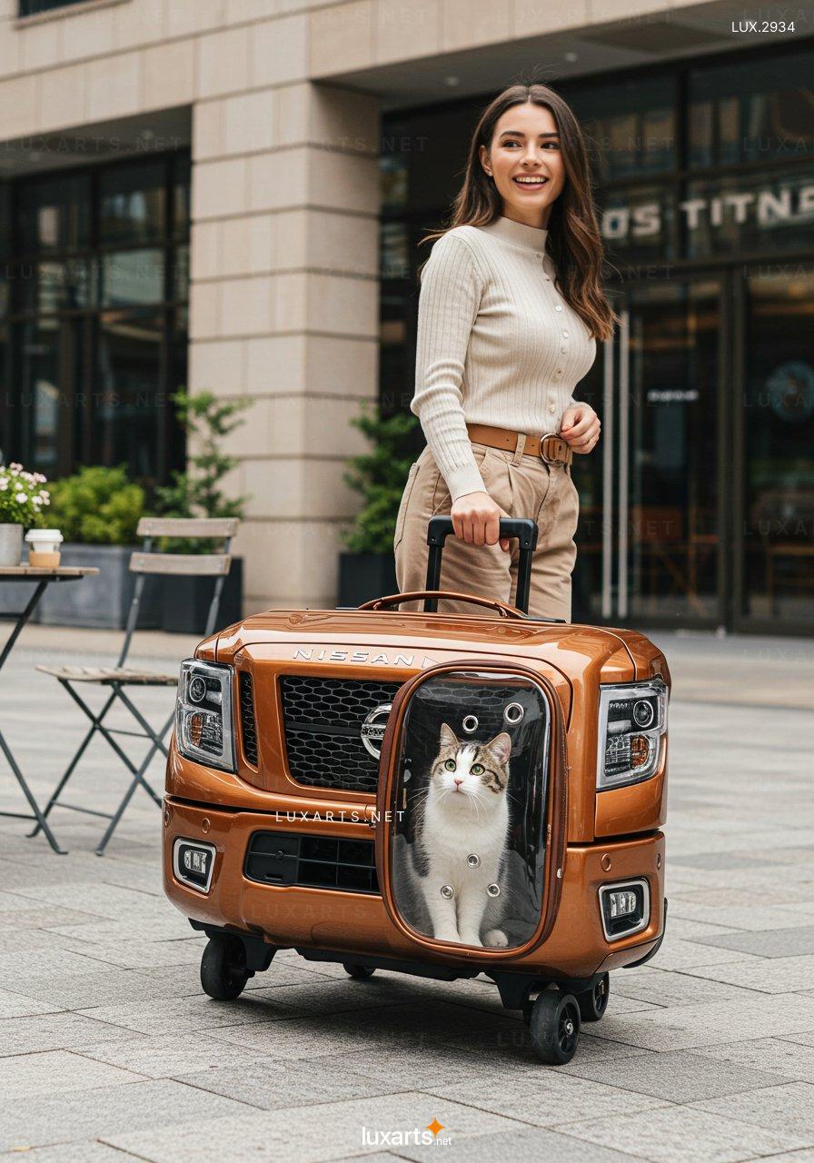 Pickup Truck Inspired Pet Trolley Bag – Stylish & Durable Pet Carrier for Travel pickup truck inspired pet trolley bag 8