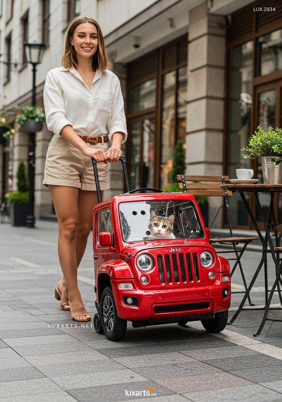 Pickup Truck Inspired Pet Trolley Bag – Stylish & Durable Pet Carrier for Travel pickup truck inspired pet trolley bag 9