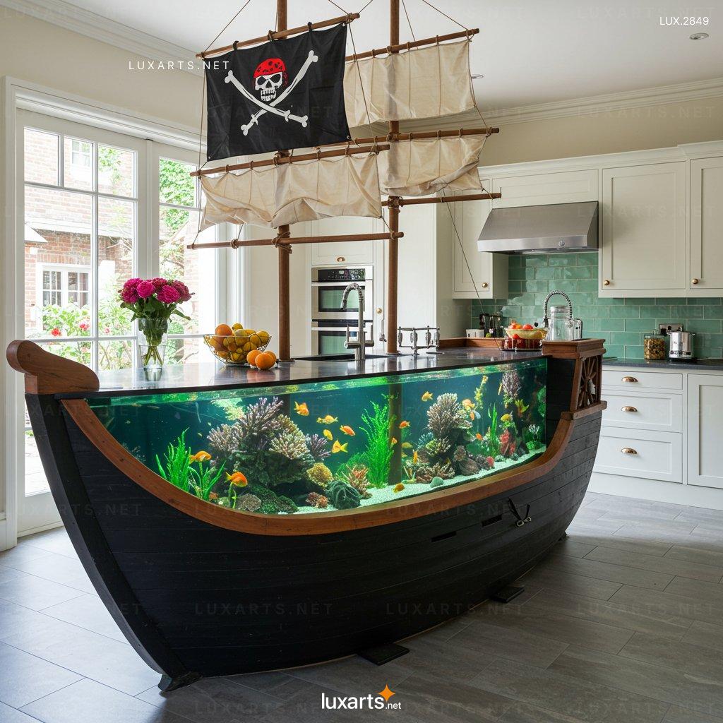 Pirate Ship Aquarium Kitchen Islands – Unique & Eye-Catching Island Design for Your Kitchen pirate ship aquarium kitchen islands 10