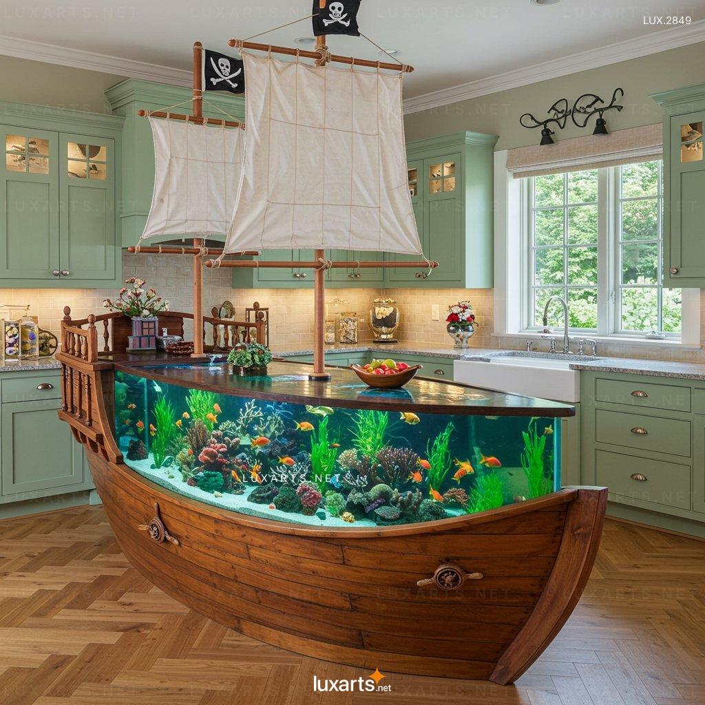 Pirate Ship Aquarium Kitchen Islands – Unique & Eye-Catching Island Design for Your Kitchen pirate ship aquarium kitchen islands 2