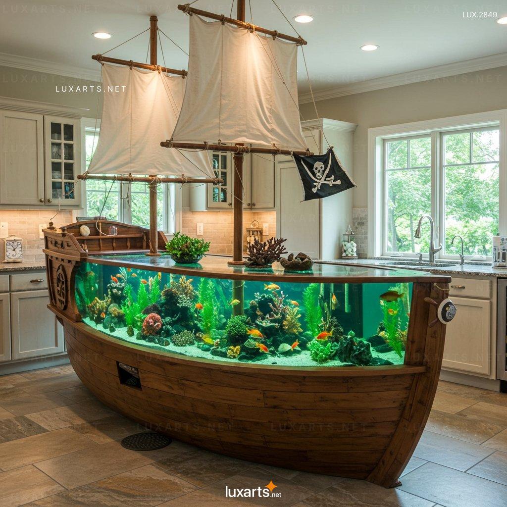 Pirate Ship Aquarium Kitchen Islands – Unique & Eye-Catching Island Design for Your Kitchen pirate ship aquarium kitchen islands 3