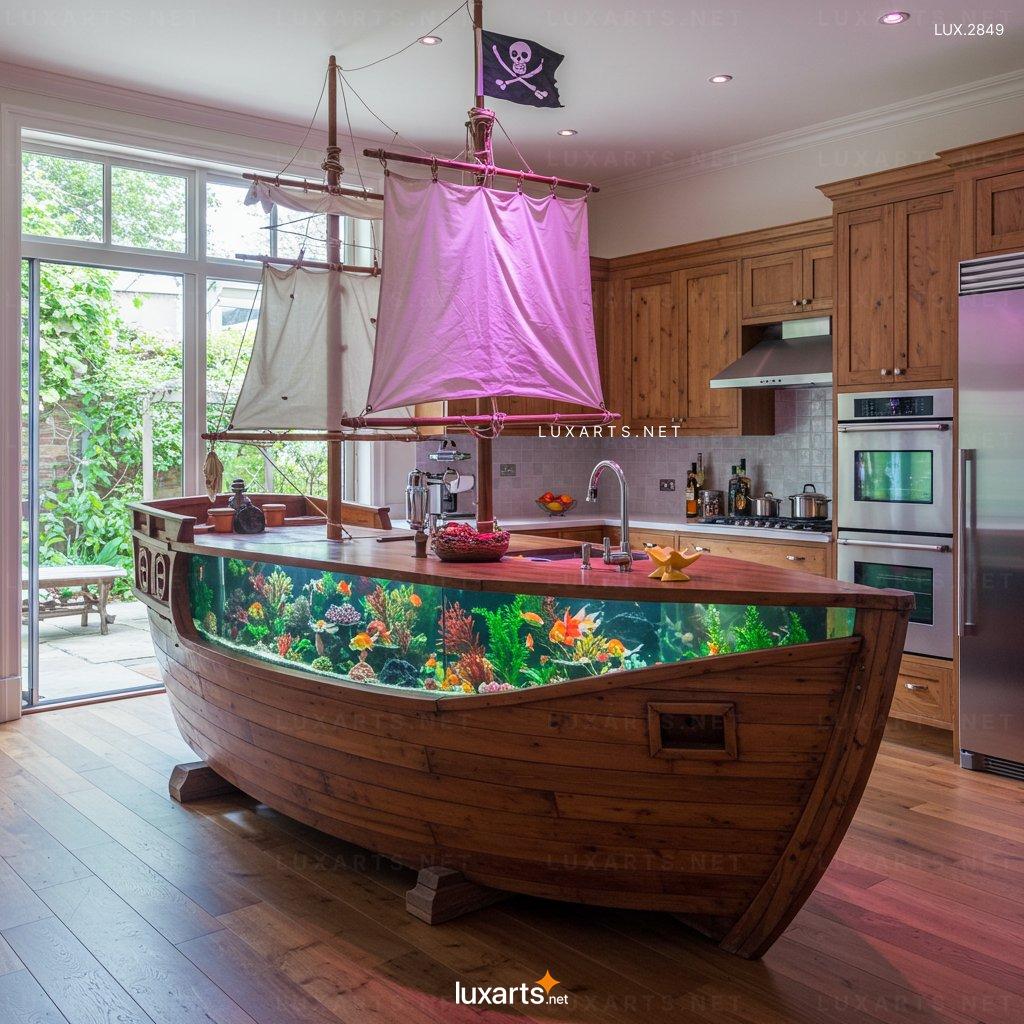 Pirate Ship Aquarium Kitchen Islands – Unique & Eye-Catching Island Design for Your Kitchen pirate ship aquarium kitchen islands 4