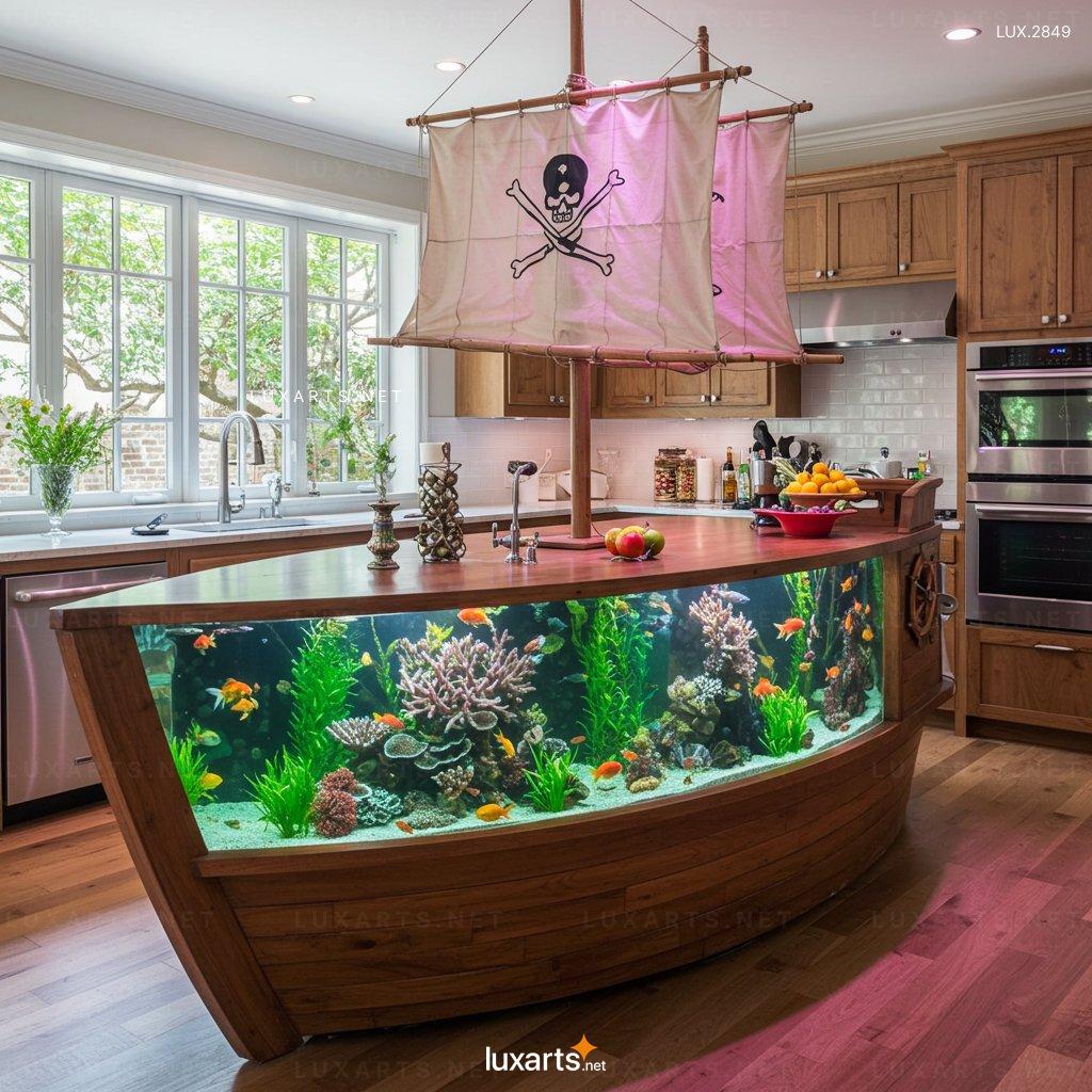 Pirate Ship Aquarium Kitchen Islands – Unique & Eye-Catching Island Design for Your Kitchen pirate ship aquarium kitchen islands 5