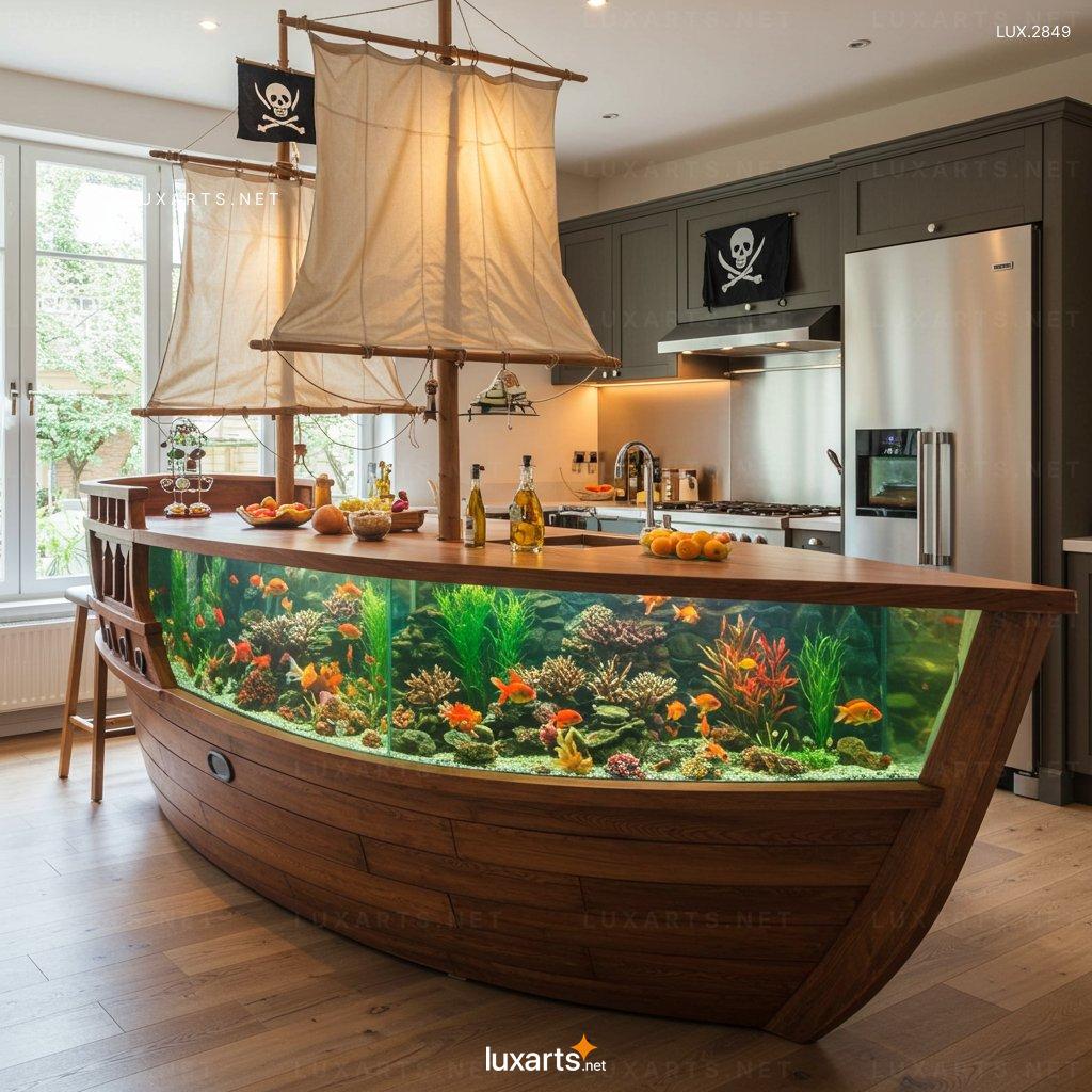 Pirate Ship Aquarium Kitchen Islands – Unique & Eye-Catching Island Design for Your Kitchen pirate ship aquarium kitchen islands 6