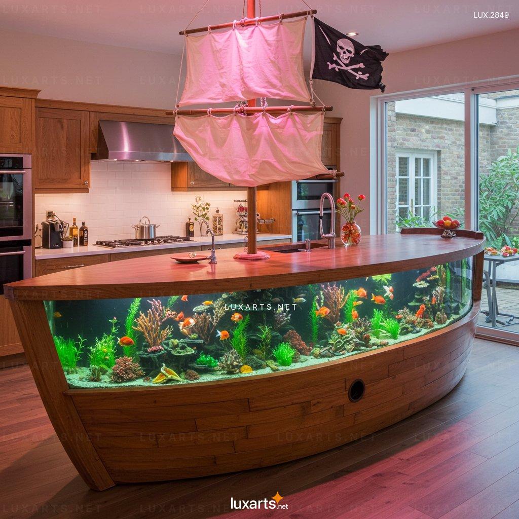 Pirate Ship Aquarium Kitchen Islands – Unique & Eye-Catching Island Design for Your Kitchen pirate ship aquarium kitchen islands 7